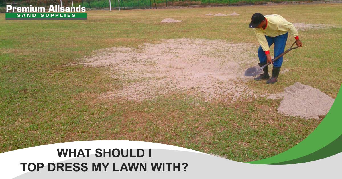 topdressing a lawn