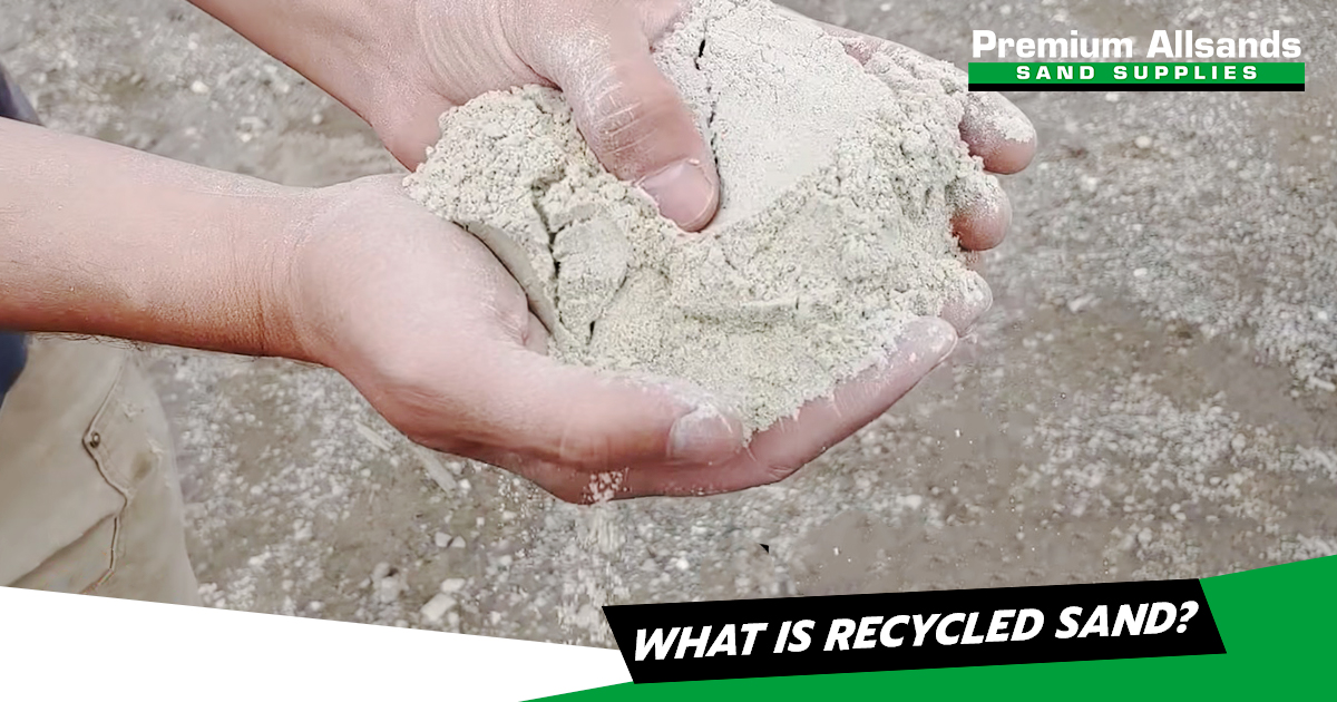 what is recycled sand